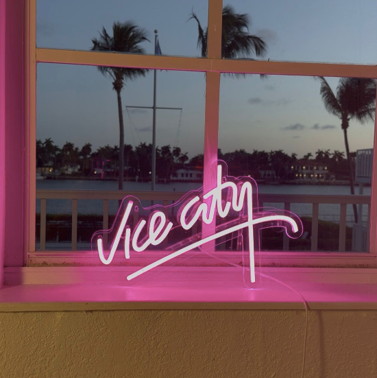 Vice City Neon Sign