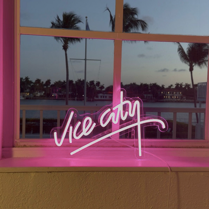 Vice City Neon Sign